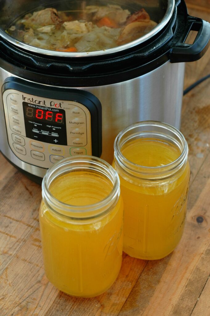 Instant Pot Bone Broth from Raising Generation Nourished