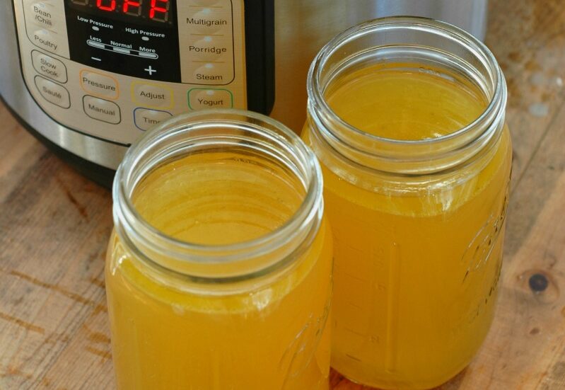 Instant Pot Bone Broth from Raising Generation Nourished